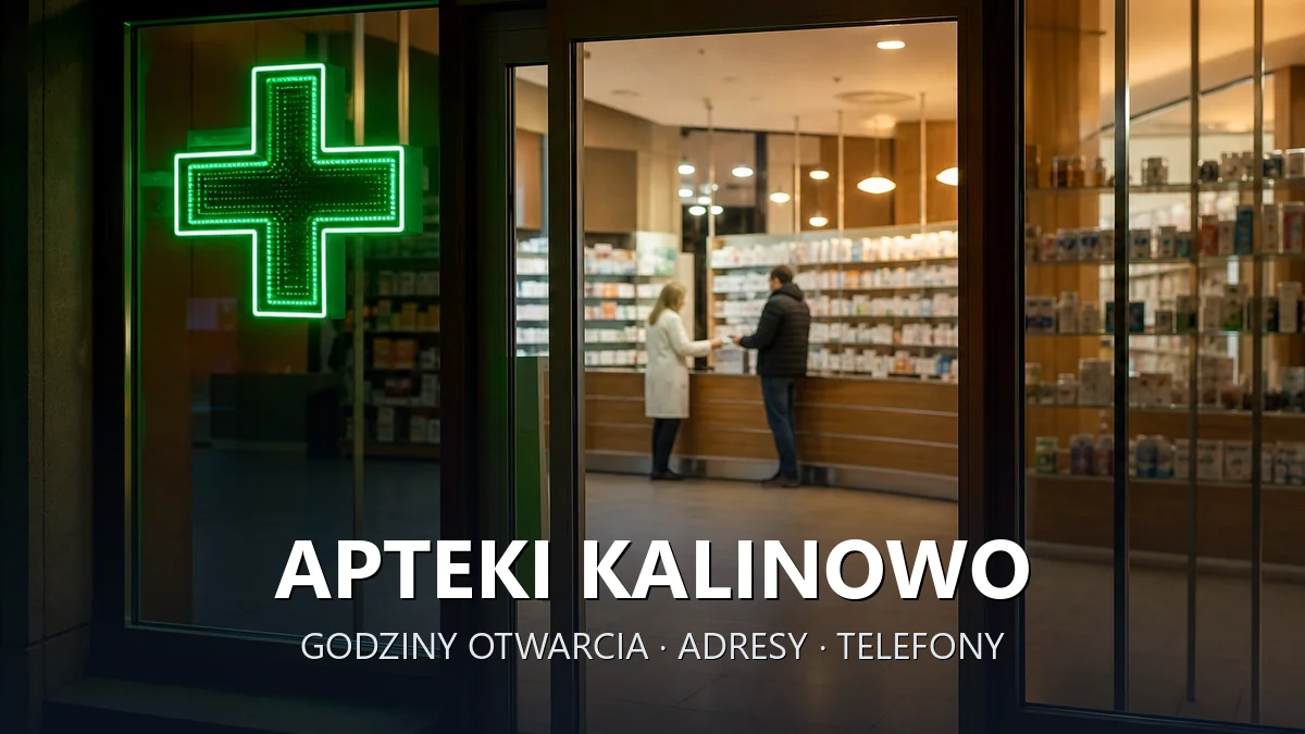 Apteki Kalinowo, powiat ełcki - adresy, telefony, godziny otwarcia
