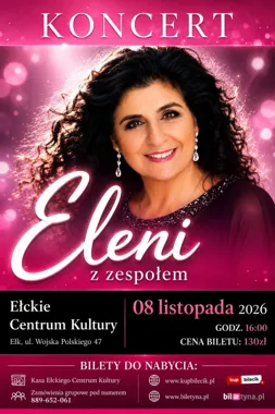 ELENI z zespołem – koncert w Ełku